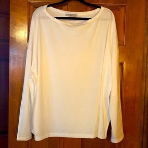 All Saints white oversized shirt